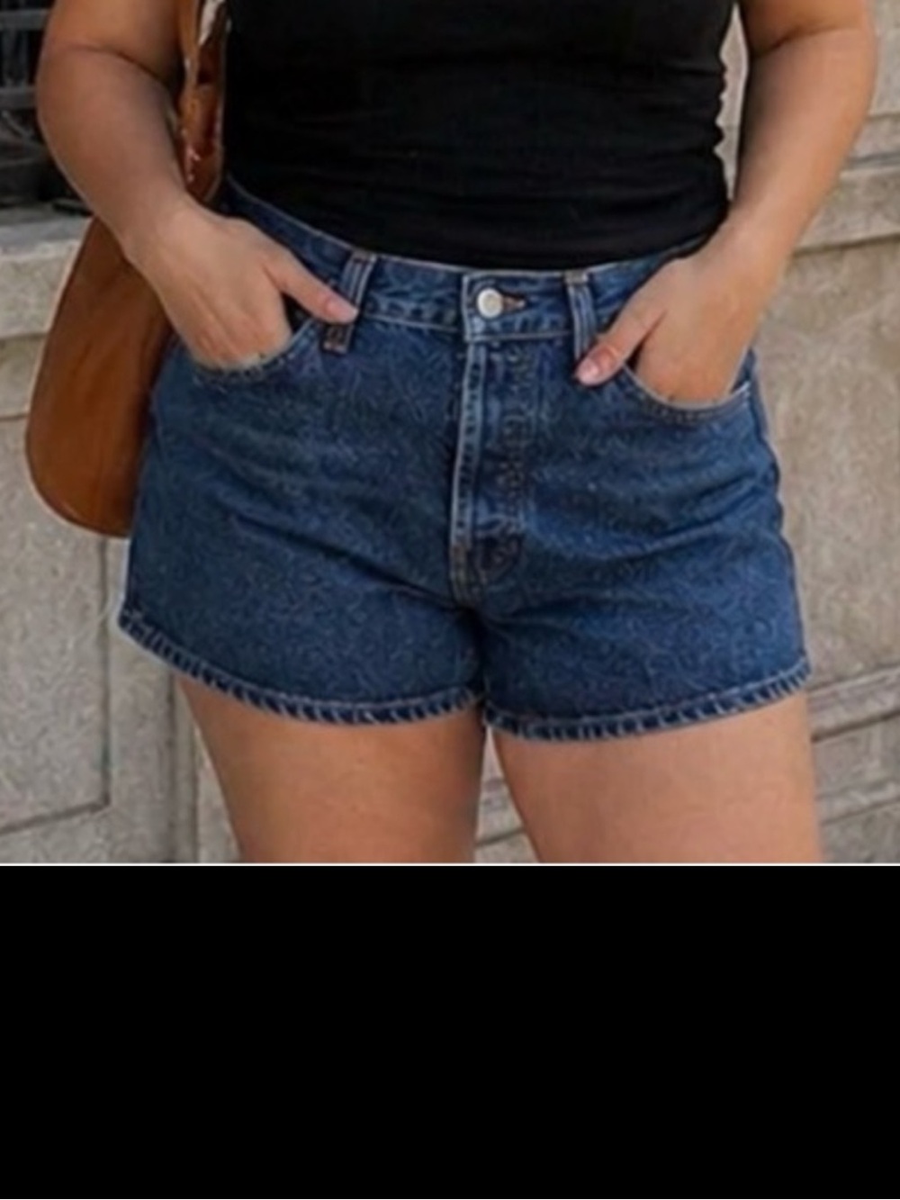 Zara denim shorts